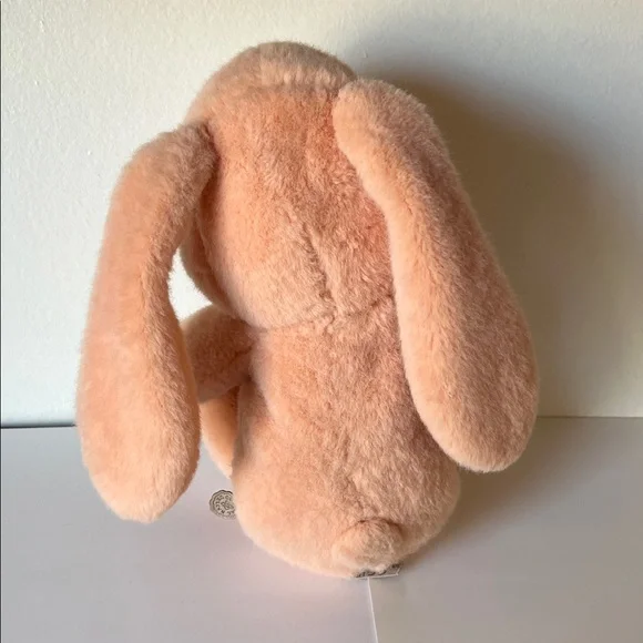 Maileg Original Adorable Plush Bunny Toy - light sherbet orange - Picture 4 of 6